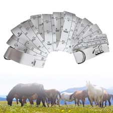 Horse Pony Height Weight Tape 2.5 M Portable for Pony Livestock Body Weight