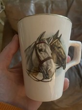 Vintage Horse Mug Liverpool Road Pottery - Some Crazing