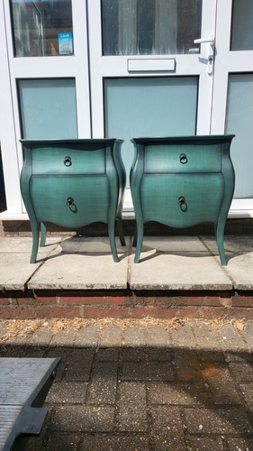 Pair bourbon bedside - pair, of