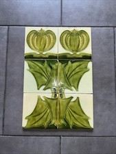 Antique art nouveau tile - art,
