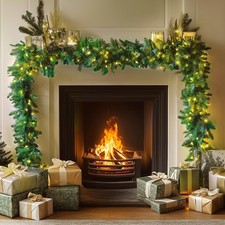 9ft Christmas Garland With