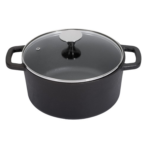 Cast iron casserole dish pot - iron,
