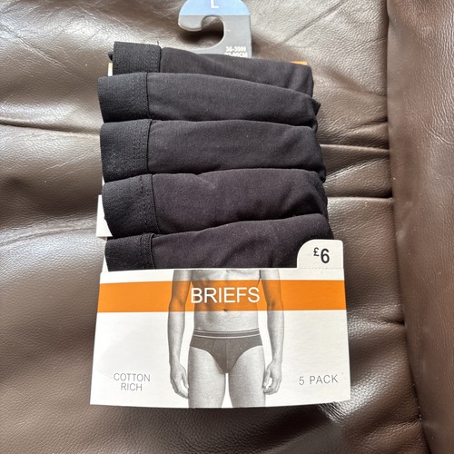 Primark black men briefs - black,