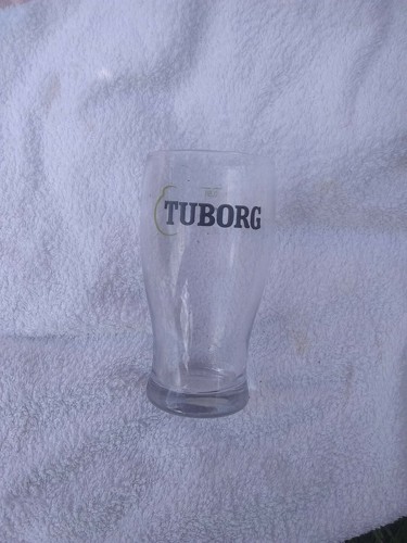 Vintage glass tuborg tulip - glass,