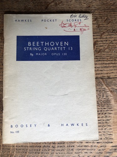 Miniature score beethoven - score-,