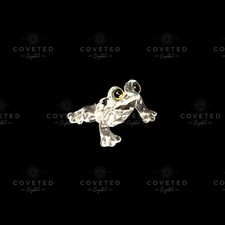 Swarovski Crystal BABY FROG 286313 In the Secret Garden Mint Boxed Rare Retired