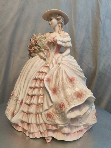 Coalport figurine rose - a,