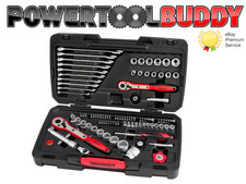 Teng TMX098 Mecca Pro Tool Set 98 Pieces 1/4" 3/8" 1/2" Drive Sockets Ratchets
