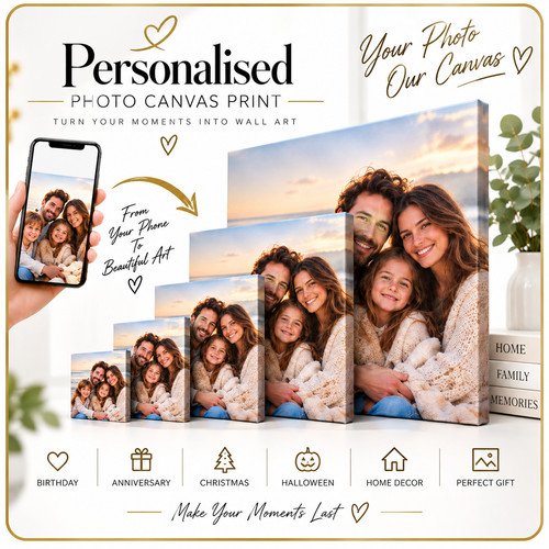 Personalised photo canvas - personalised,