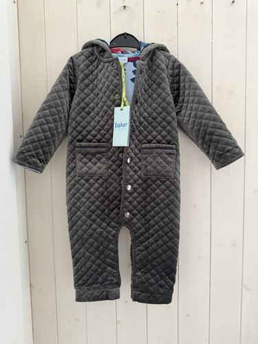 Ted baker grey - velour, quilted
