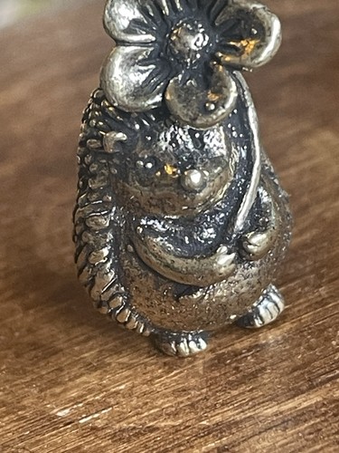 Miniature brass hedgehog - miniature,