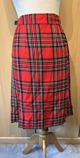 Vintage TARTAN KILT Red Royal Stewart XS or Junior  