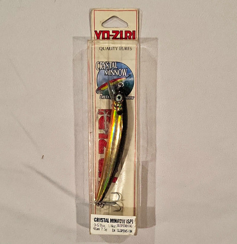 Zuri crystal minnow 5 8in - yo-zuri, 5/8in