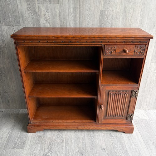 Old charm oak - oak, bookcase