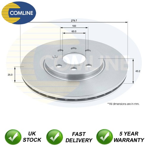 Brake disc front comline - brake,