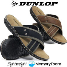 Mens Memory Foam Sandals Faux