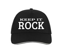 Rock Music Baseball Hat Cap Gift Present Hard Heavy Classic AOR