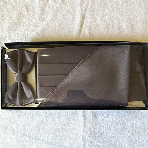 Black satin bow - satin,