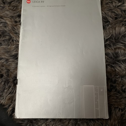 Leica camera sales brochure - r9,