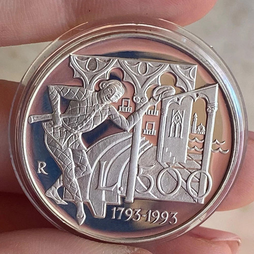 Goldoni 500 lire 1993 silver - goldoni,