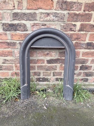Cast iron arched fireplace - cast,