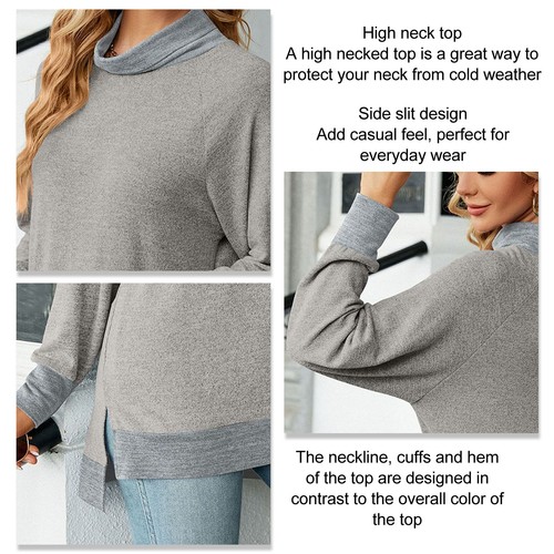 Women high neck tops - women's, casual