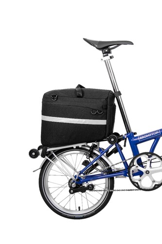 Brompton black rack bag - black,