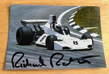 Richard Robarts hand signed F1 photo - 1974 Brabham BT44 15x10cm