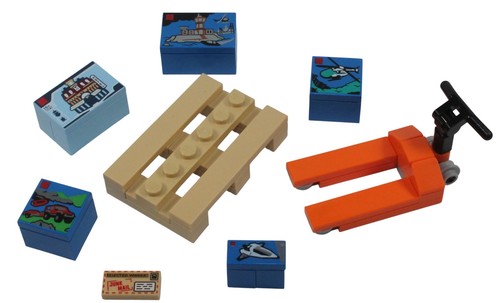 Lego pallet truck - truck,, 5x