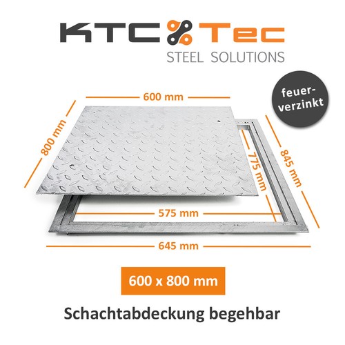 Steel manhole cover - sa-80/60,