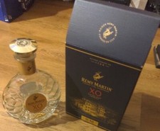Newest Edition Remy Martin XO Cognac Fine Champagne Bottle (empty) with Box