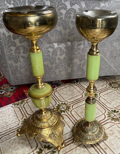 Pair vintage silver plated - pair, of