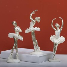 Ballerina Figurine Dancing Girl Figurine Decorative Ballet Girl Statue Art