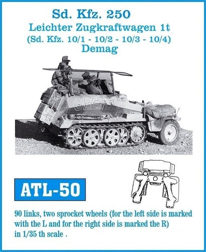 Friulmodel metal tank tracks - metal,