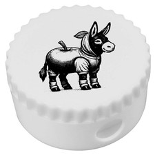 'Donkey Wearing Apple Costume' Compact Pencil Sharpener (PS00045564)