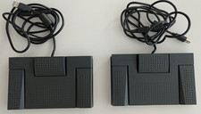 2 x Olympus USB Footswitch Pedals With USB Adaptor Cables ( RS28 & RS28H ) USED