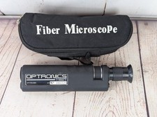 Optronics Test Opt- Fhs- 400x Fibre Optic Inspection Microscope  - With Case 