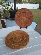 Set of 2 Wicker Rattan