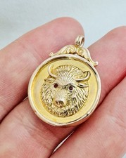 Antique 9k 9ct Gold Masonic