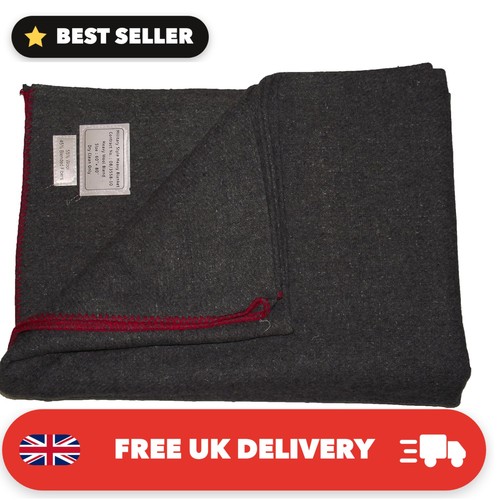 Military heavy wool blanket - military,