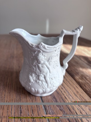 Portmeirion parian cherub - cherub, jug