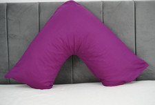 V Pillowcases Covers Polycotton Back Neck Maternity Support V Cushion Cases Only