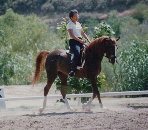 1990s woman riding horse - 1990s,