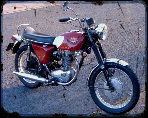 Bsa victor roadster metal - a4,