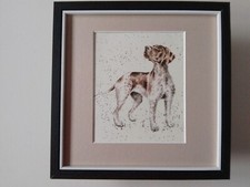 Hannah Dale Dog print 'German Short Haired Pointer' FRAMED