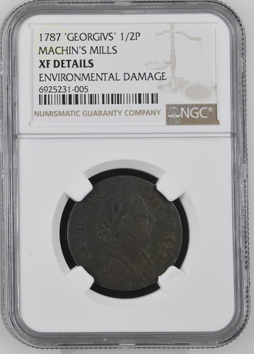 1787 georgivs 2p machin s - 1787, machin's