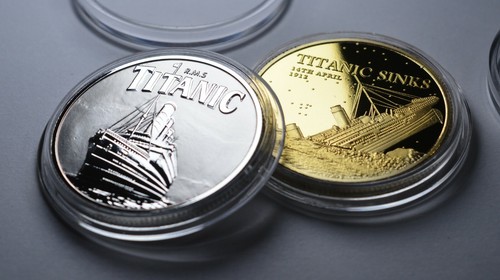 Pair rms titanic silver - pair,