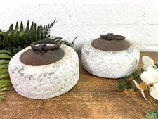 Rustic Reclaimed Solid Stone Indian Vagator Tent Marquee Weight Door Stop