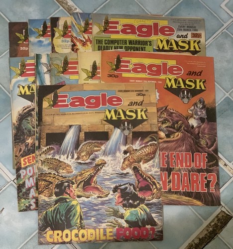 Vintage eagle and mask - vintage,