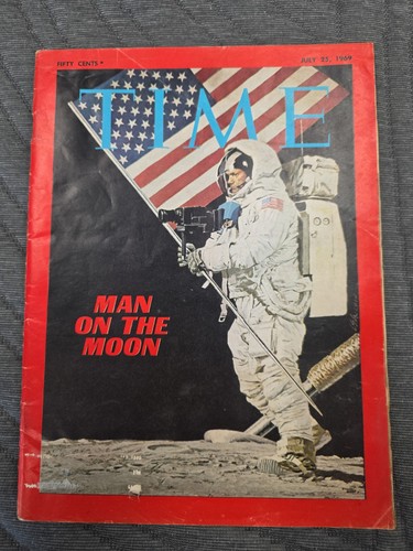 Vintage time magazine - vintage, july